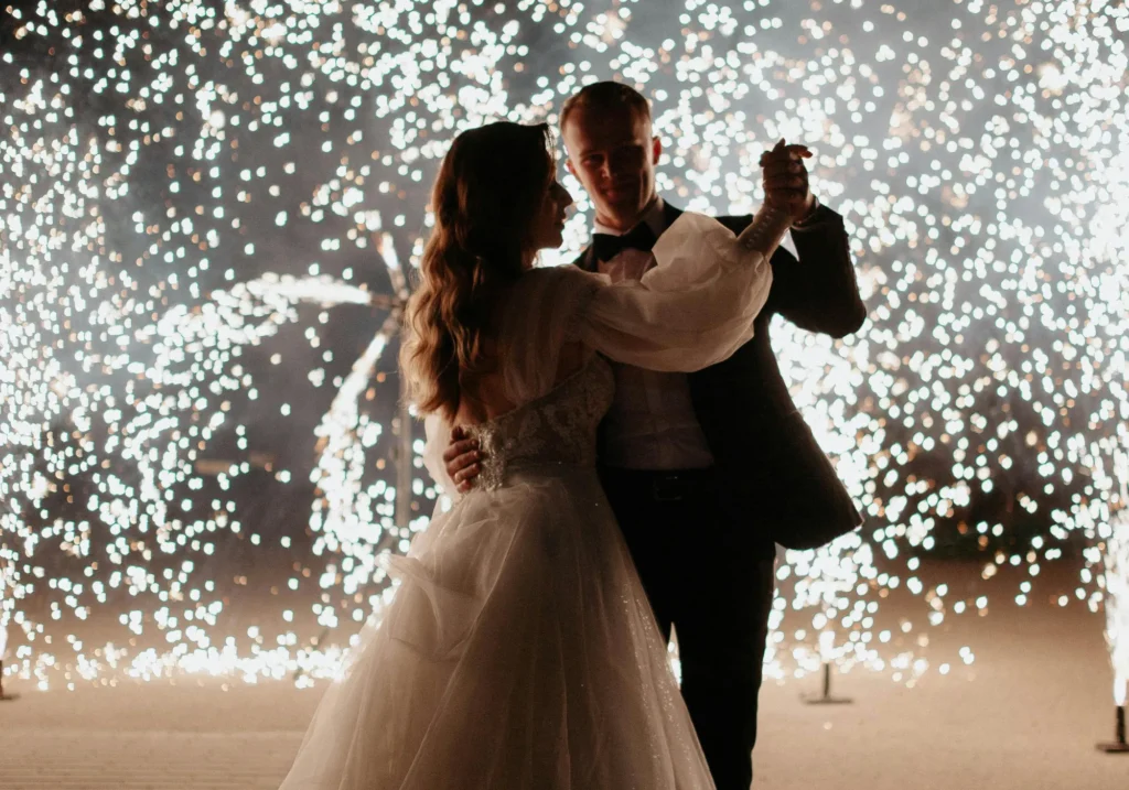 Fuegos artificiales para bodas