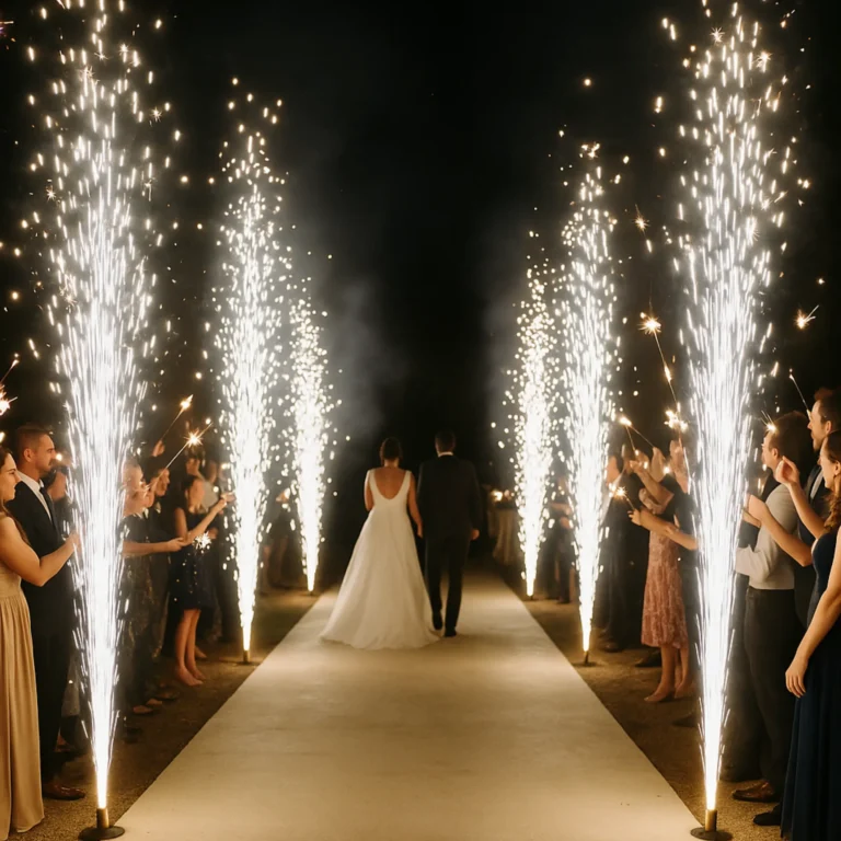 Pirotecnia en bodas y fiestas privadas